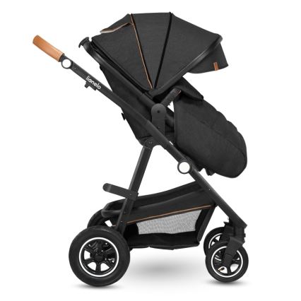 Lionelo - Carrito combinado 2 en 1 AMBER Gris Grafito