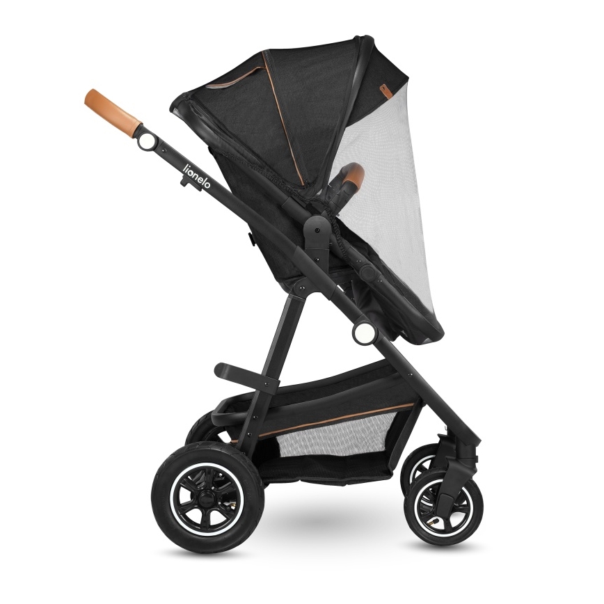 Lionelo - Carrito combinado 2 en 1 AMBER Gris Grafito