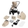 Lionelo - Carrito combinado 2 en 1 MERIL Beige Arena