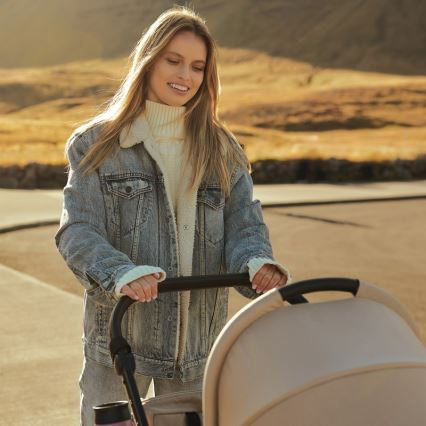 Lionelo - Carrito combinado 2 en 1 MERIL Beige Arena