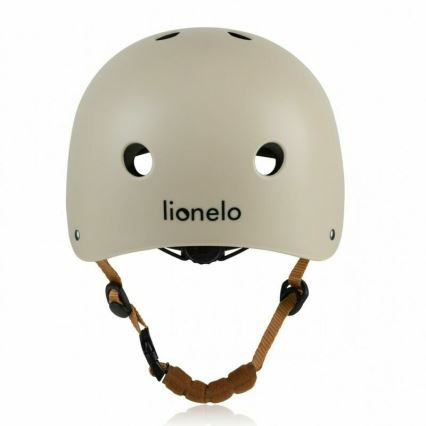 Lionelo - Casco infantil HELMET beige arena