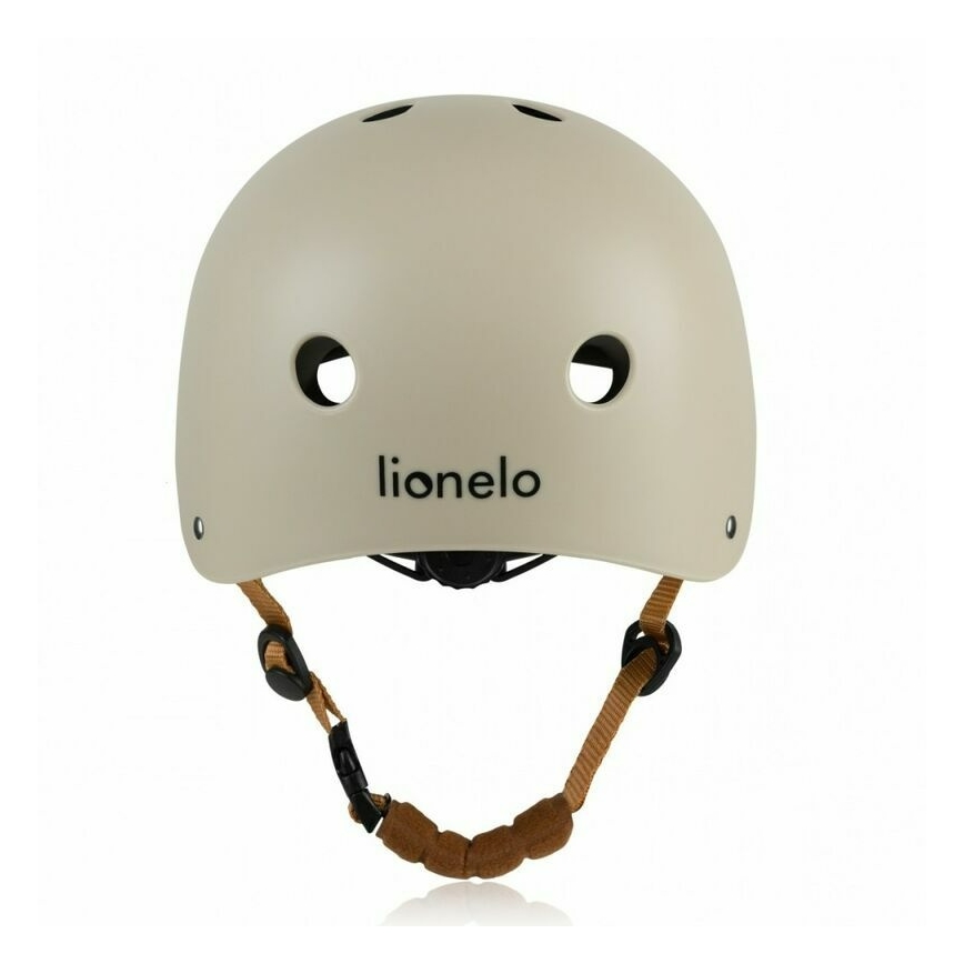 Lionelo - Casco infantil HELMET beige arena