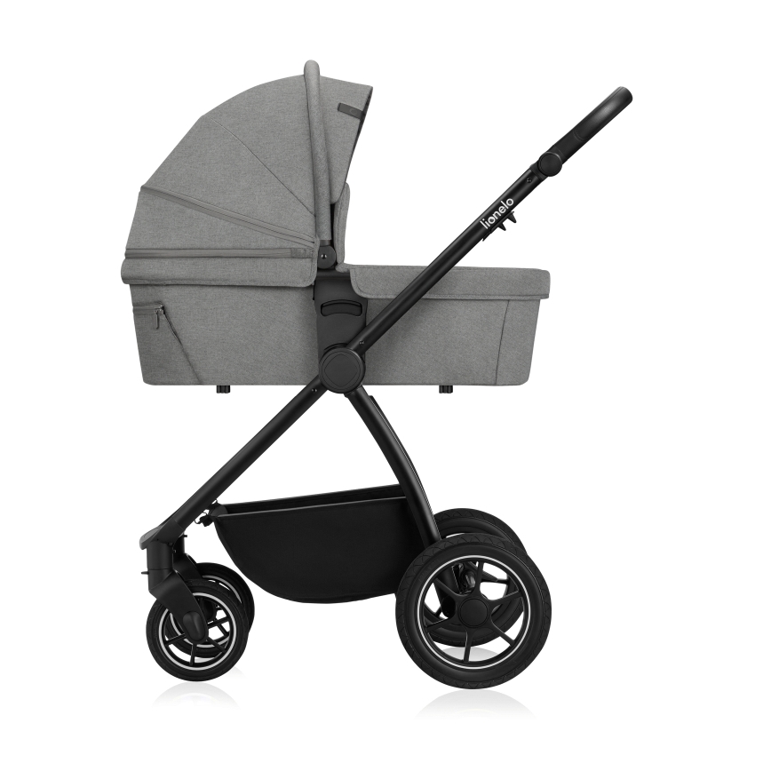 Lionelo - Coche combinado 2 en 1 MERIL Gris Piedra