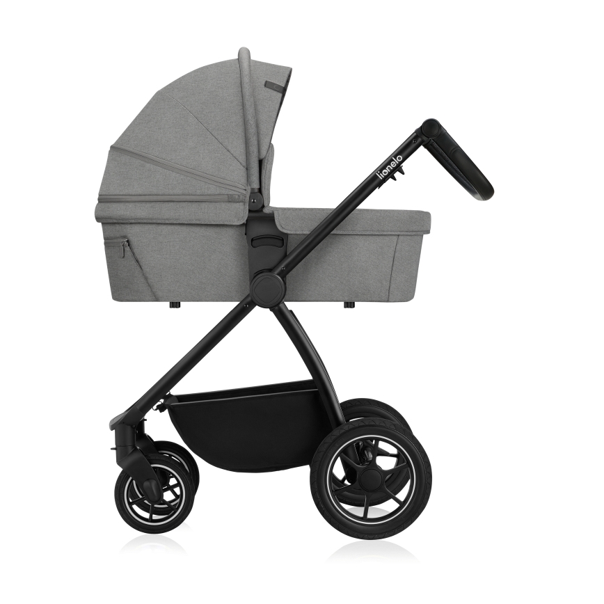 Lionelo - Coche combinado 2 en 1 MERIL Gris Piedra