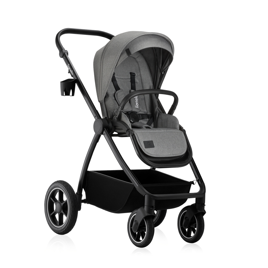Lionelo - Coche combinado 2 en 1 MERIL Gris Piedra