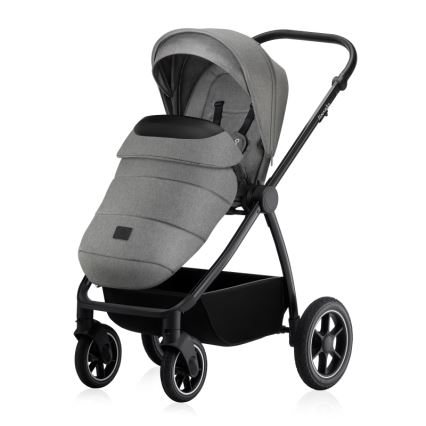 Lionelo - Coche combinado 2 en 1 MERIL Gris Piedra