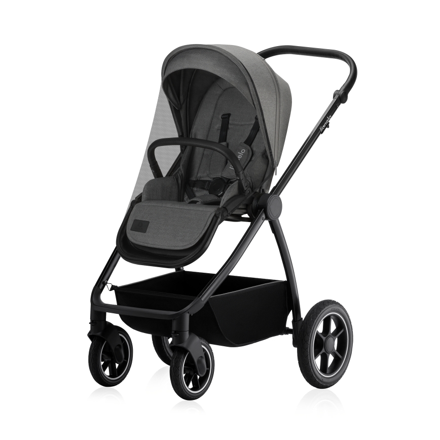Lionelo - Coche combinado 2 en 1 MERIL Gris Piedra