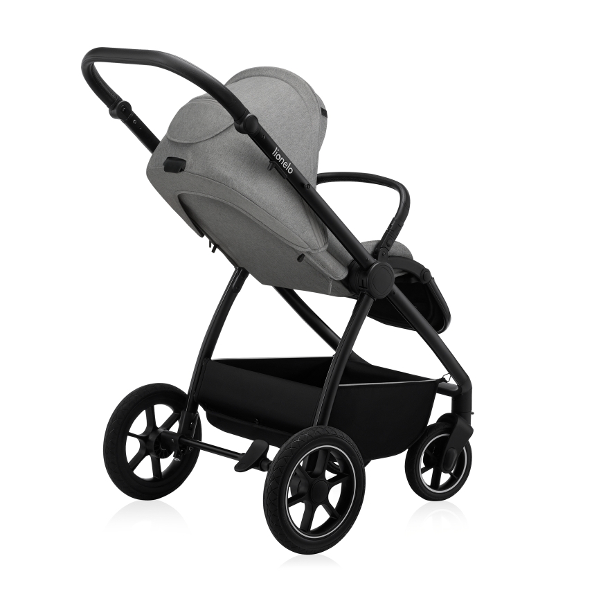 Lionelo - Coche combinado 2 en 1 MERIL Gris Piedra