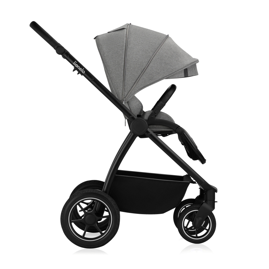 Lionelo - Coche combinado 2 en 1 MERIL Gris Piedra