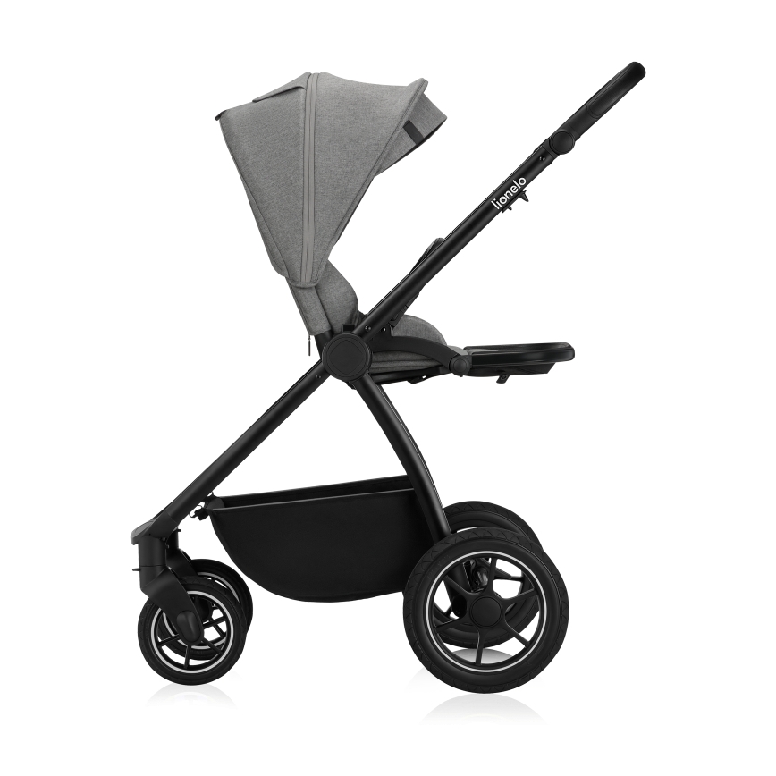 Lionelo - Coche combinado 2 en 1 MERIL Gris Piedra
