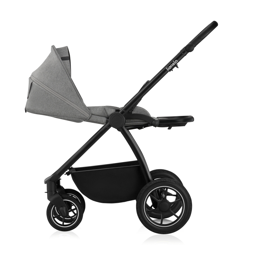Lionelo - Coche combinado 2 en 1 MERIL Gris Piedra