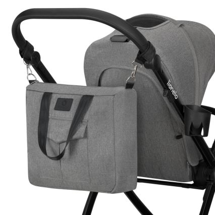 Lionelo - Coche combinado 2 en 1 MERIL Gris Piedra