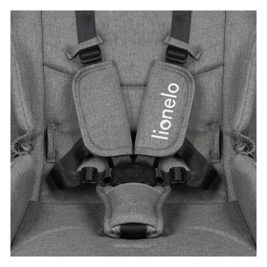 Lionelo - Coche combinado 2 en 1 MERIL Gris Piedra