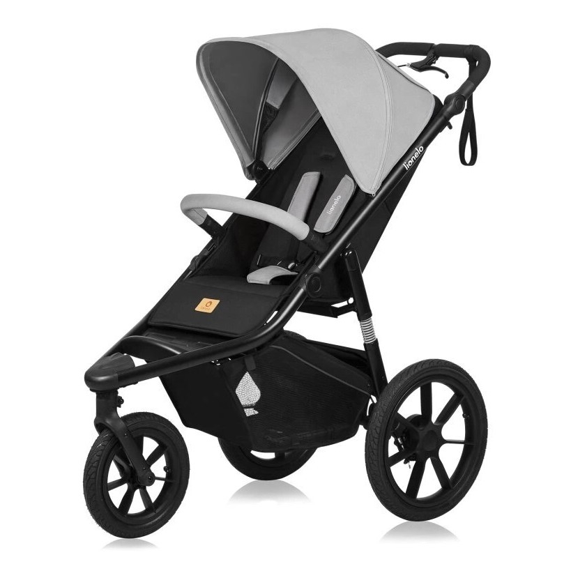 Lionelo - Cochecito AZURA negro/gris