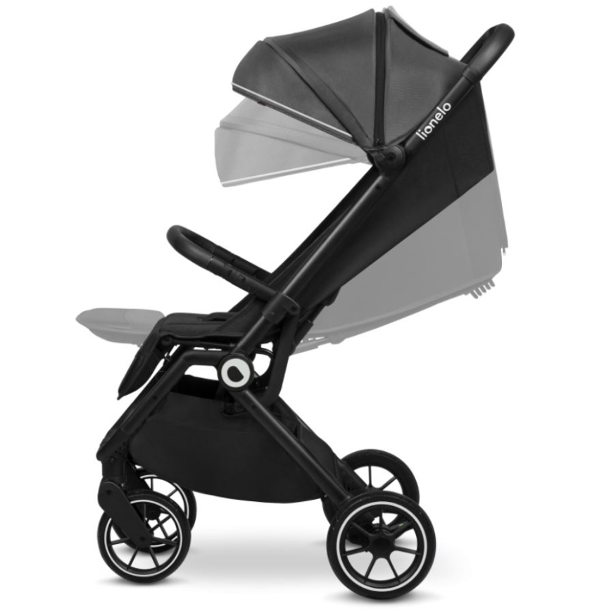 Lionelo - Cochecito CLOE negro/gris