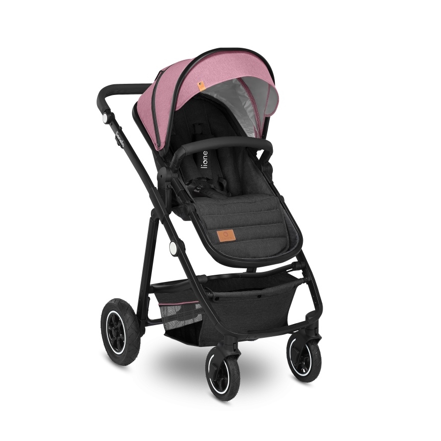 Lionelo - Cochecito combinable 2 en 1 AMBER Pink Rose