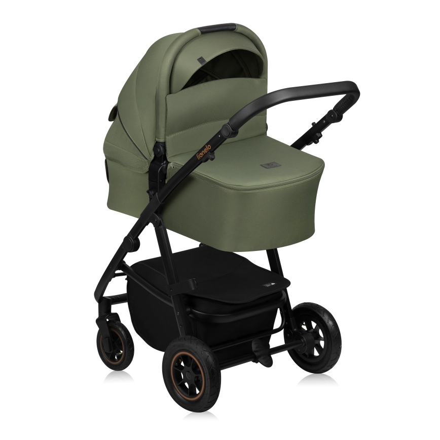 Lionelo - Cochecito combinable 2 en 1 AMBER PLUS Verde Bosque
