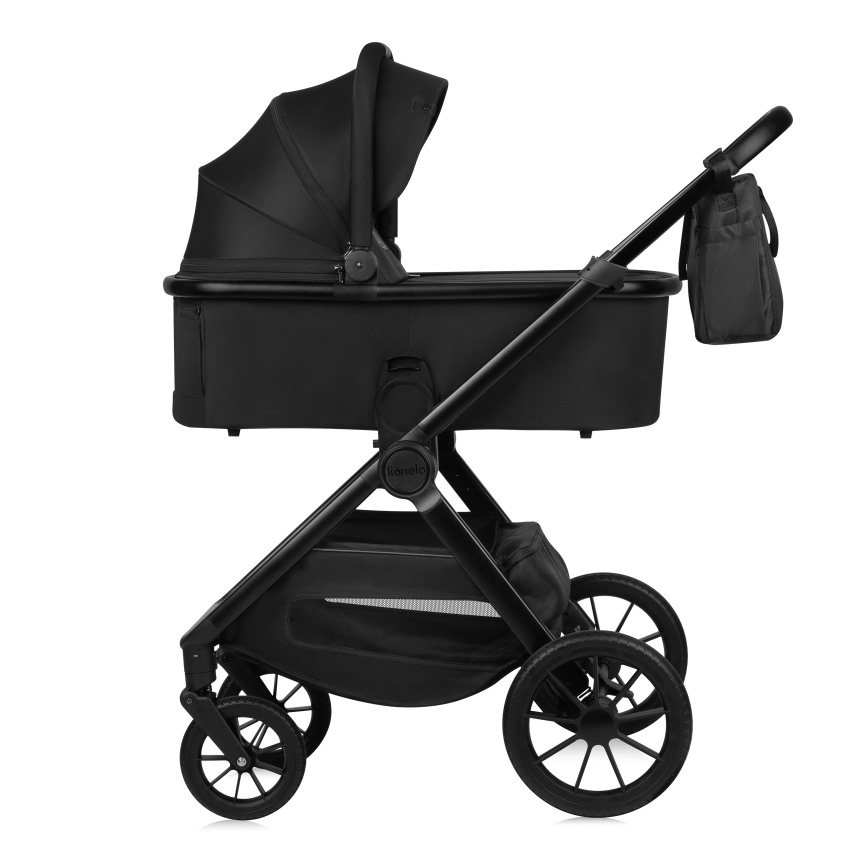 Lionelo - Cochecito combinable 2 en 1 LAYLA Negro Ónix
