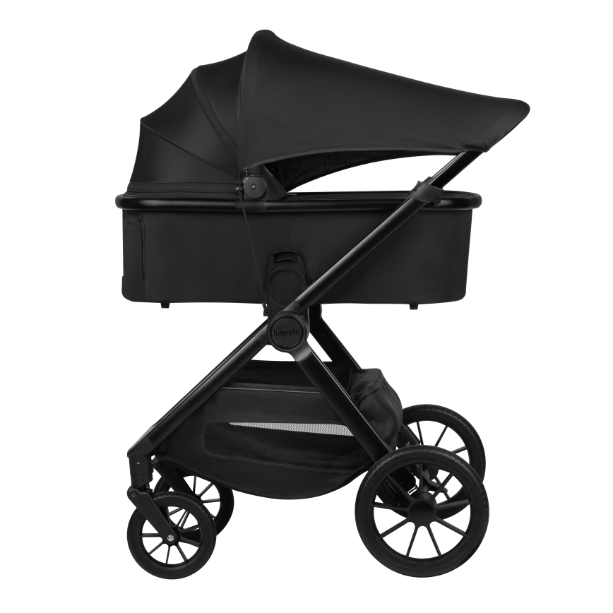 Lionelo - Cochecito combinable 2 en 1 LAYLA Negro Ónix