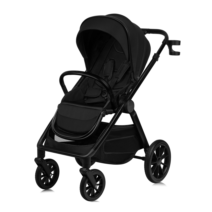 Lionelo - Cochecito combinable 2 en 1 LAYLA Negro Ónix