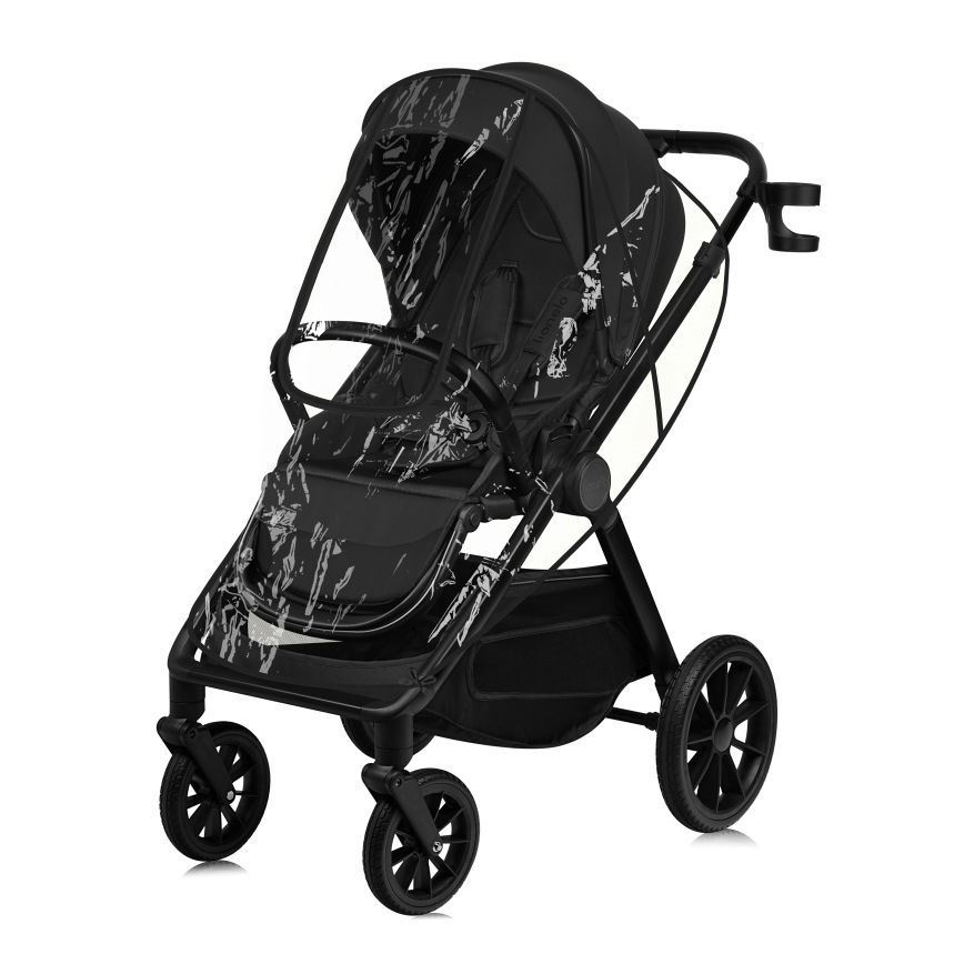 Lionelo - Cochecito combinable 2 en 1 LAYLA Negro Ónix