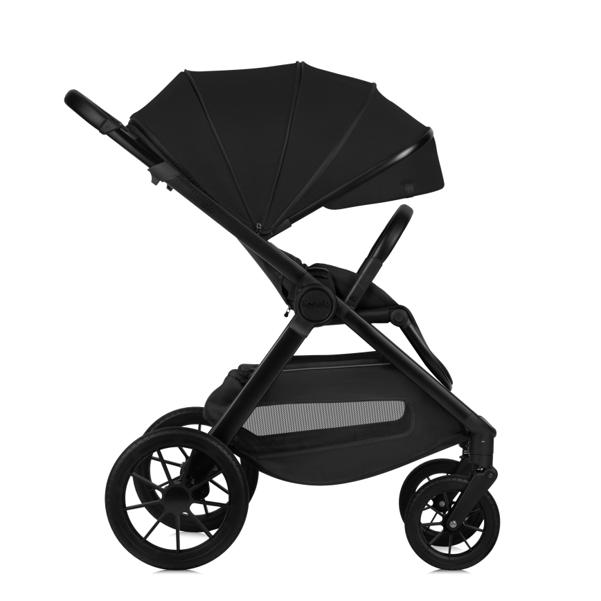 Lionelo - Cochecito combinable 2 en 1 LAYLA Negro Ónix