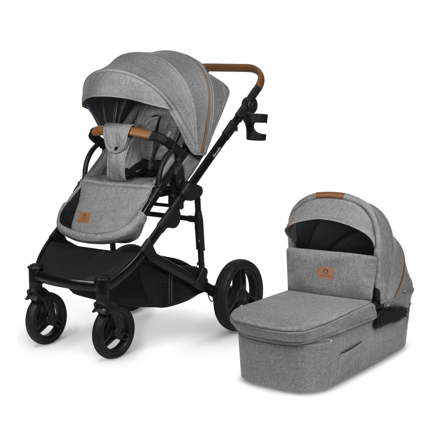 Lionelo - Cochecito combinable 2 en 1 MARI TOUR Grey Stone