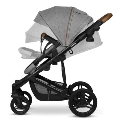 Lionelo - Cochecito combinable 2 en 1 MARI TOUR Grey Stone