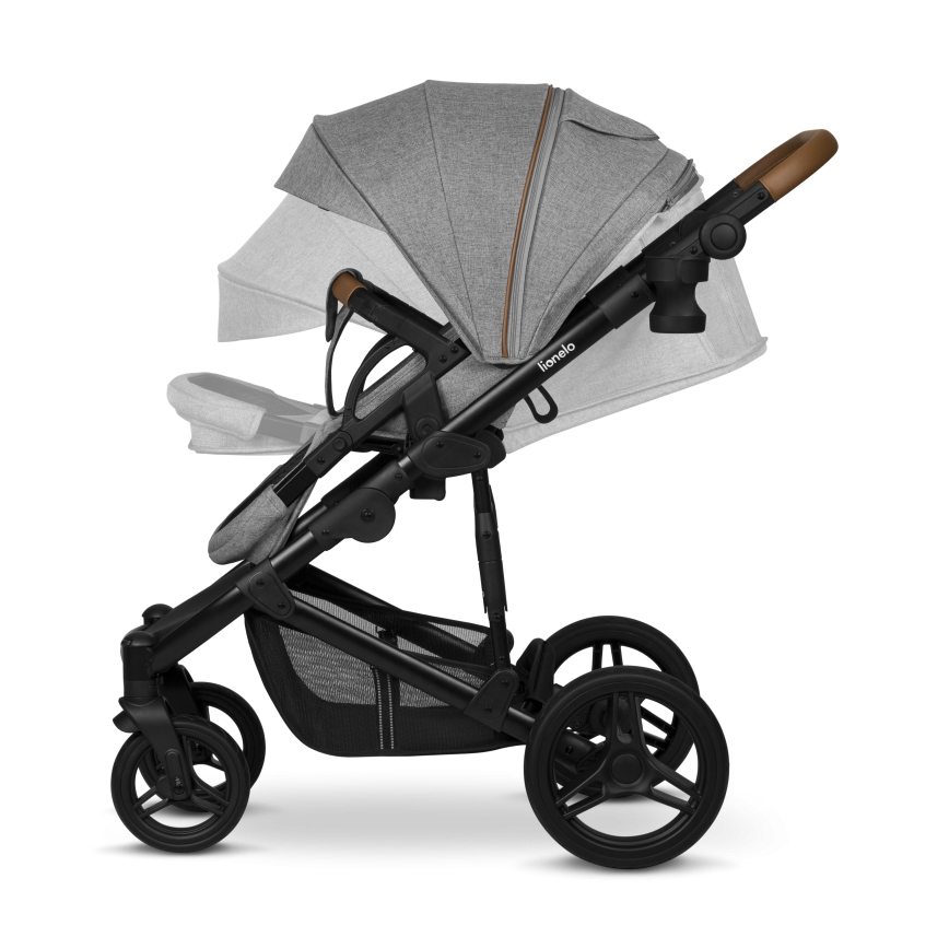 Lionelo - Cochecito combinable 2 en 1 MARI TOUR Grey Stone