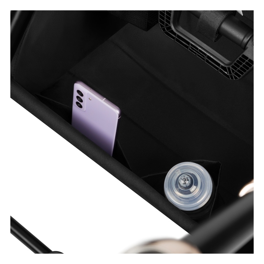 Lionelo - Cochecito combinable 2 en 1 MIKA PLUS Marrón Óxido