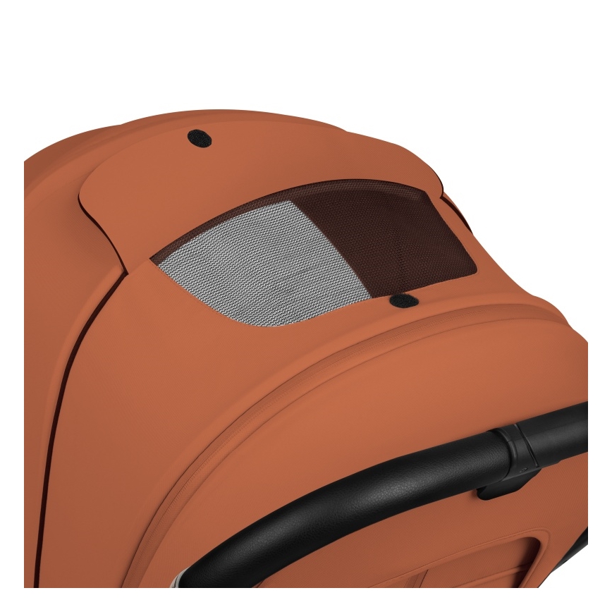 Lionelo - Cochecito combinable 2 en 1 MIKA PLUS Marrón Óxido