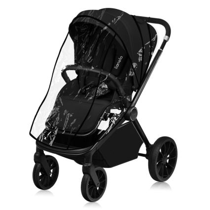Lionelo - Cochecito combinable 2 en 1 MIKA PLUS Negro Ónix