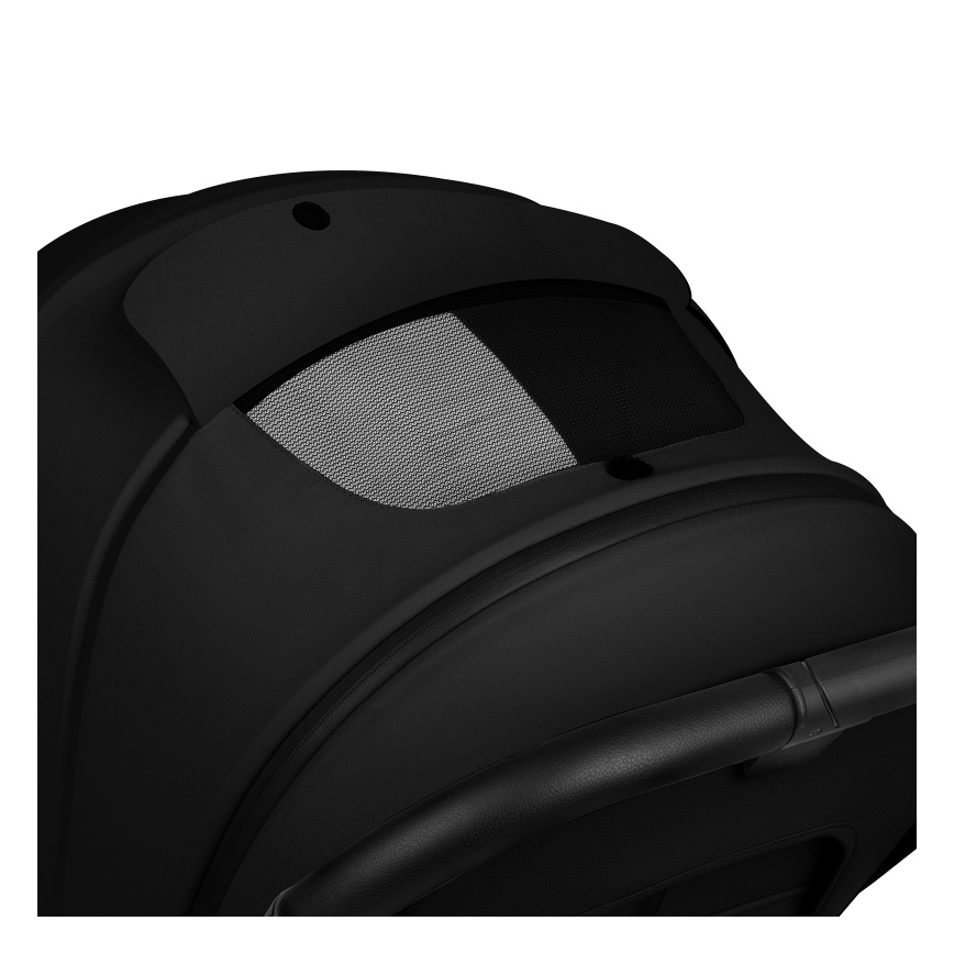 Lionelo - Cochecito combinable 2 en 1 MIKA PLUS Negro Ónix