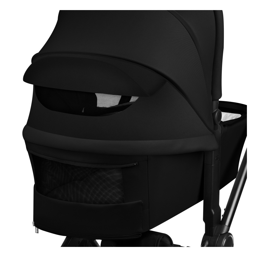 Lionelo - Cochecito combinable 2 en 1 MIKA PLUS Negro Ónix