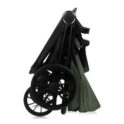 Lionelo - Cochecito combinable 3 en 1 MIKA PLUS Verde oliva