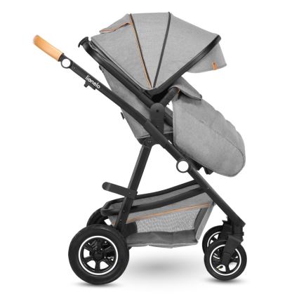 Lionelo - Cochecito combinado 2 en 1 AMBER Gris Piedra