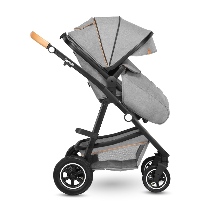 Lionelo - Cochecito combinado 2 en 1 AMBER Gris Piedra