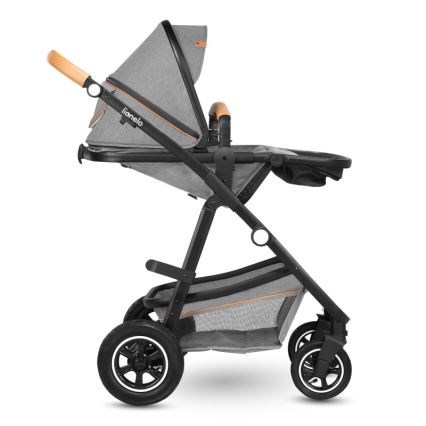 Lionelo - Cochecito combinado 2 en 1 AMBER Gris Piedra