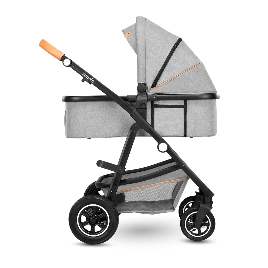 Lionelo - Cochecito combinado 2 en 1 AMBER Gris Piedra
