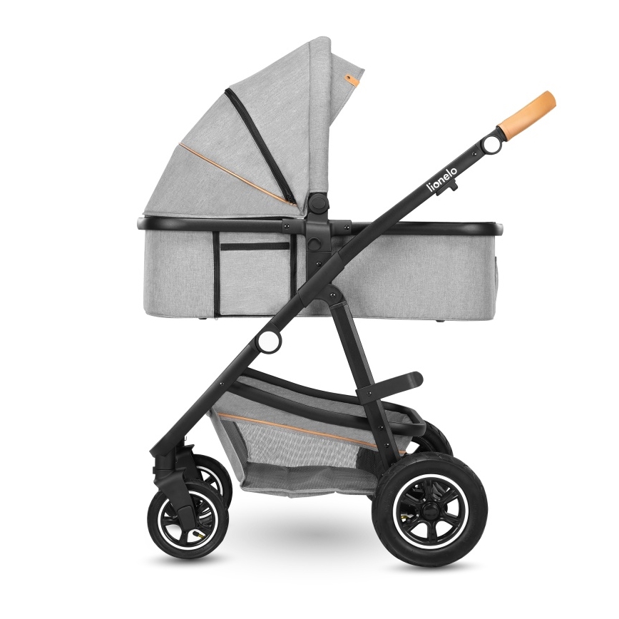 Lionelo - Cochecito combinado 2 en 1 AMBER Gris Piedra