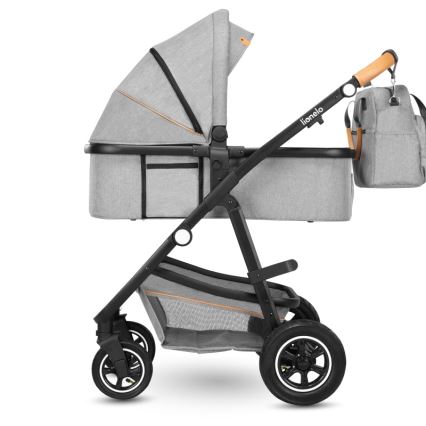 Lionelo - Cochecito combinado 2 en 1 AMBER Gris Piedra