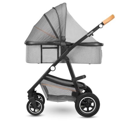 Lionelo - Cochecito combinado 2 en 1 AMBER Gris Piedra