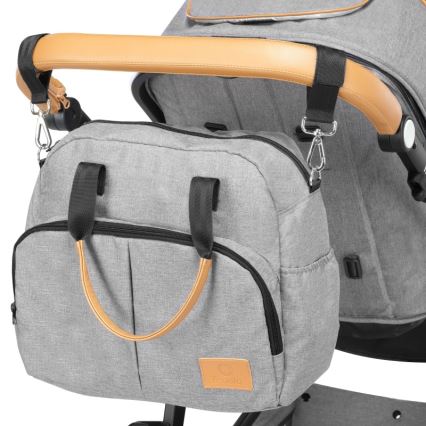 Lionelo - Cochecito combinado 2 en 1 AMBER Gris Piedra