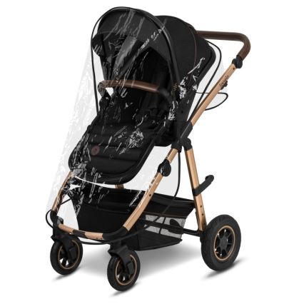 Lionelo - Cochecito combinado 2 en 1 AMBER Negro Ónix