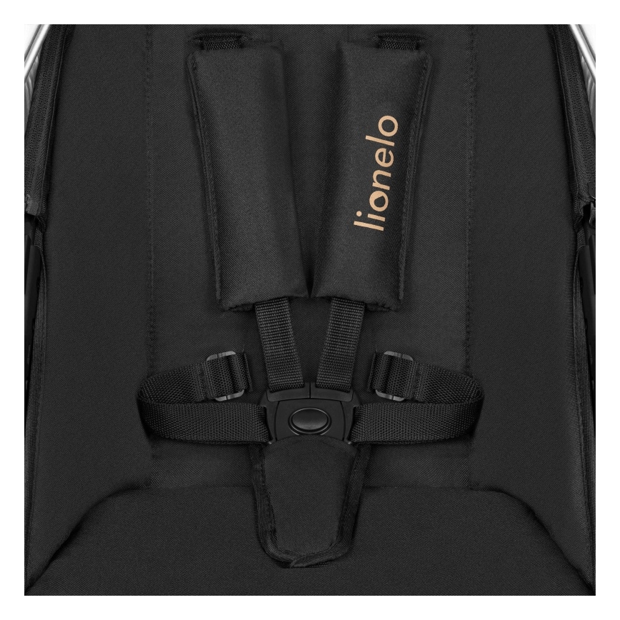 Lionelo - Cochecito combinado 2 en 1 AMBER Negro Ónix