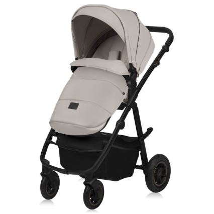 Lionelo - Cochecito combinado 2 en 1 AMBER PLUS Beige Arena
