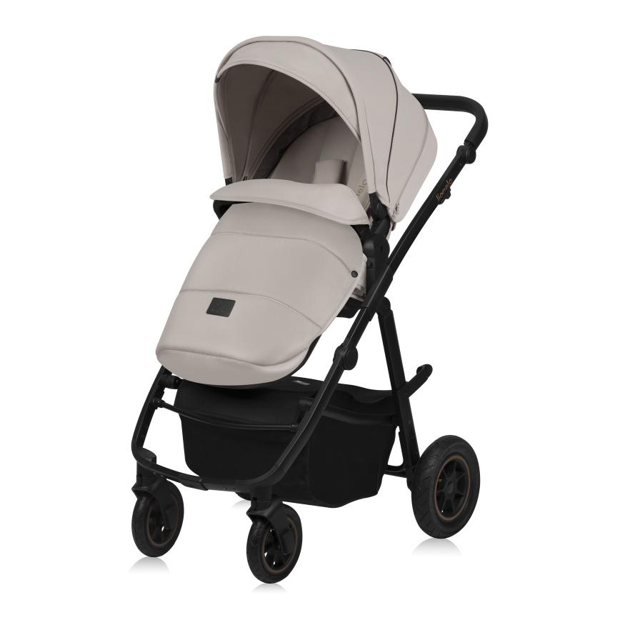 Lionelo - Cochecito combinado 2 en 1 AMBER PLUS Beige Arena