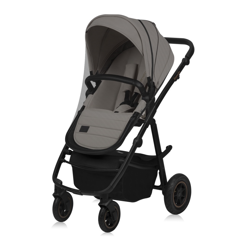 Lionelo - Cochecito combinado 2 en 1 AMBER PLUS Beige Arena