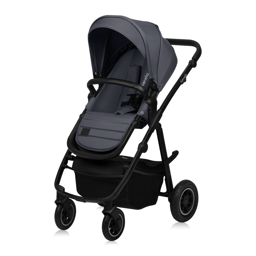 Lionelo - Cochecito combinado 2 en 1 AMBER PLUS Gris grafito