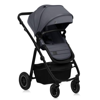Lionelo - Cochecito combinado 2 en 1 AMBER PLUS Gris grafito